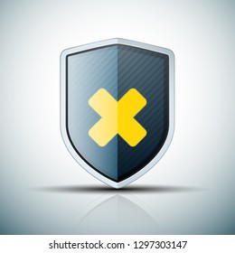 X Cross No Shield Illustration
