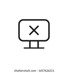 Symbol für X-Vektorillustration-Querschnittssymbole