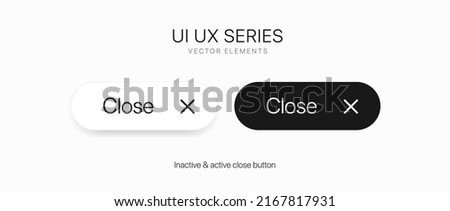 X or deny icon. Close icon button. Delete symbol. Decline sign. Modern, simple flat vector illustration for web site or mobile app or UI UX. Click to close.