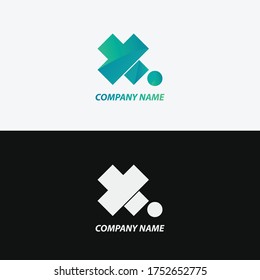 LOGOTIPO DE GRADO DOBLE DE X PUNTOS