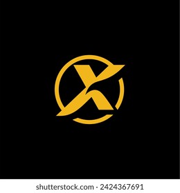 X Eagle Logo suitable for all brand, letter X logo template design with wings, Vector X creative logo with wings, modern logotype symbol.
