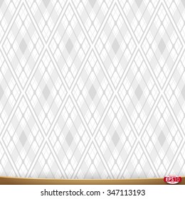 X elements geometric based pattern with diagonal lines. Colours simple seamless pattern.