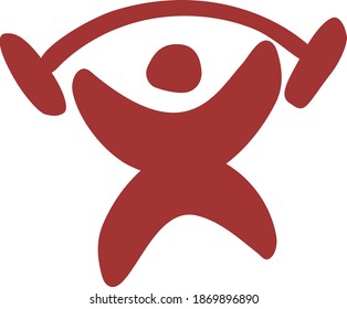 X figure weight lifter athlete