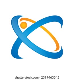 X fitness sport vector logo