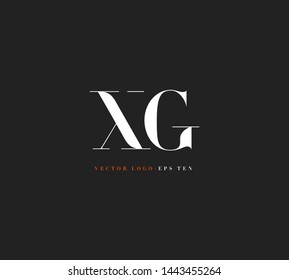 X G letters Joint logo icon vector for business card and corporate identity.