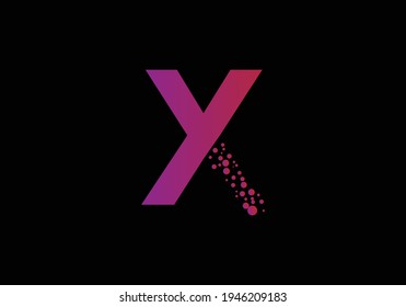 X gradient alphabet letter logo for business. Creative corporate identity and lettering.