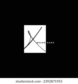 X handwriting logo vector templates.  X signature Calligraphy lettering Vector.