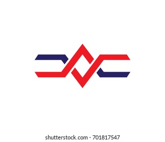 X hub infinity logo and symbols