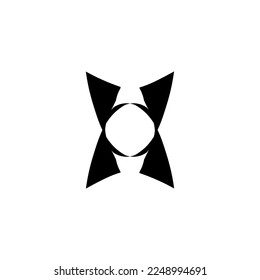 icono X. Símbolo de fondo de afiche de gran venta de estilo simple. Botón Eliminar. Elemento de diseño del logotipo de la marca X. Impresión de camisetas X. Vector para pegatinas.