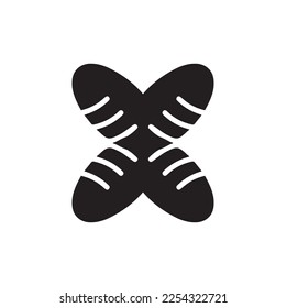X icon icon. Simple style big sale poster background symbol. Remove button. X brand logo design element. X t-shirt printing. Vector for sticker.