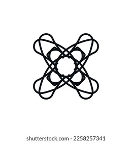 X icon. Simple style danger poster background symbol. X brand logo design element. X t-shirt printing. vector for sticker.