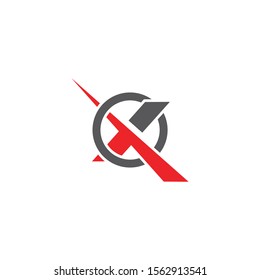 X  icon Vector Illustration design Logo template
