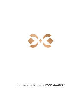X illusion initials logo design technology vector