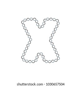 X Infinity Letter Logo Icon Design