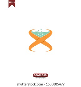 X initial letter brand logo vector template logotype design