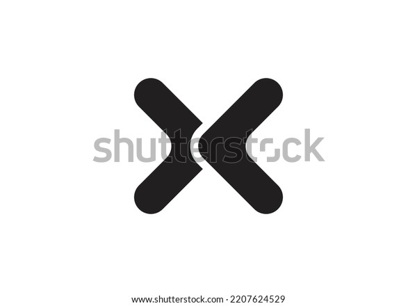 X Initial Monogram Letter x Logo Design Vector\
Template x Letter Logo\
Design