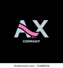 A X joint logo vector template