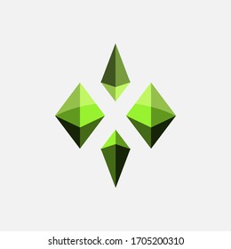 X letter Abstract logo design
