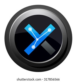 X letter, design logo