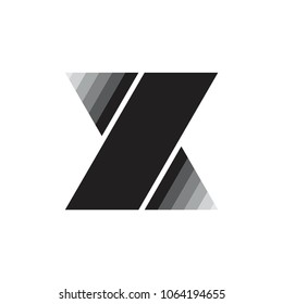X letter with up and down arrow logo design vector