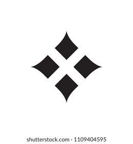 X letter with flower logo