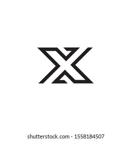 X letter initial logo design  inspiration vector template