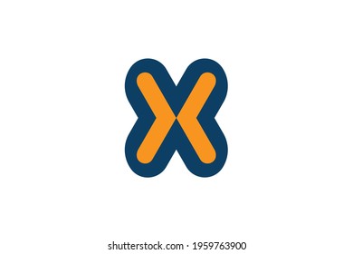 X - X letter logo 