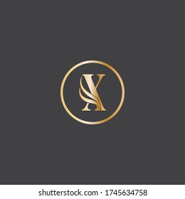 Diseño abstracto del logotipo de letra X