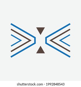 X letter logo with arrow for your company