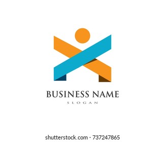 X Letter Logo Business Template Vector icon