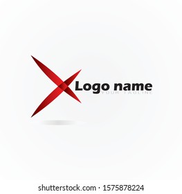 x letter logo conceptual design illustration vector