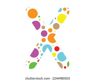 X Letter Logo Creative Design Vector Template