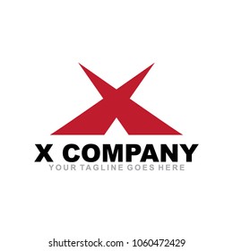 X letter logo design