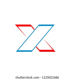 X letter logo design