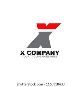 X letter logo design