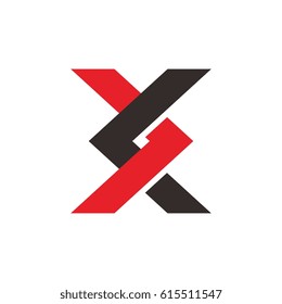 X letter logo design