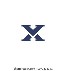 X letter logo design concept