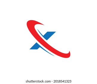 X Letter Logo Design Creative Modern Vector.