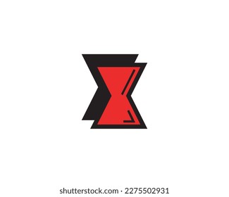 X letter logo design elements vector illustration 