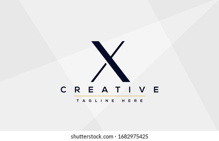 X letter logo Design Modern Monogram Icon. X XX initials based Template and Letters in vector.