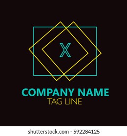 X Letter Logo Design. Sign.Symbol