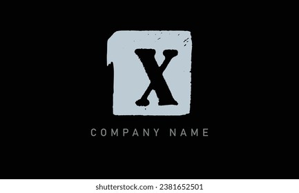 X letter logo design, suitable for technology companies or game companies