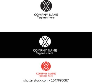 X letter logo design template , X logo for T shirt ,company or Brand 