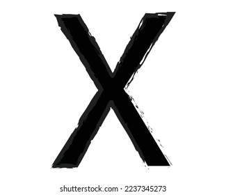 x letter logo design template