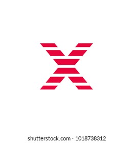 X letter logo design vector template