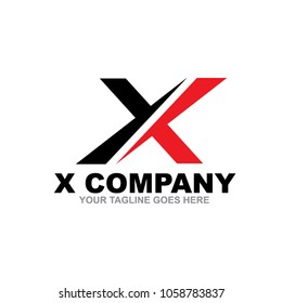 X letter logo design vector template