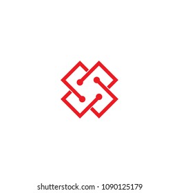 X letter logo design vector template