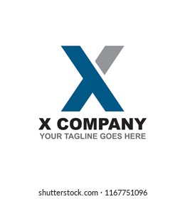 X letter logo design vector template