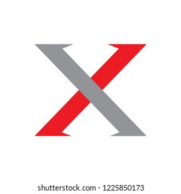 X letter logo design vector template