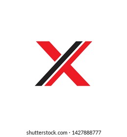 X letter logo design vector template